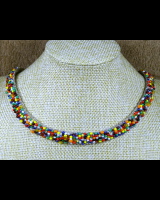 Strickkette Perlenbesatz